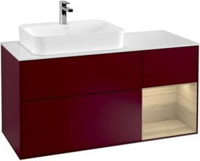V&B Waschtischunterschrank Finion mit Wandbeleuchtung, Breite: 120 cm - Bild 1