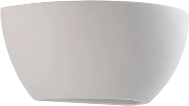 Lindby Wandleuchte Jimmy Modern Weiß aus Gips und Ton, 1-flammig, E14 - Bild 1