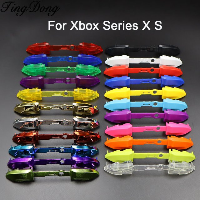 TingDong Ersatz LB RB Stoßstangenknöpfe aus Kunststoff in Bunt für Xbox Series S und Xbox Series X Controller Zubehör - Bild 1