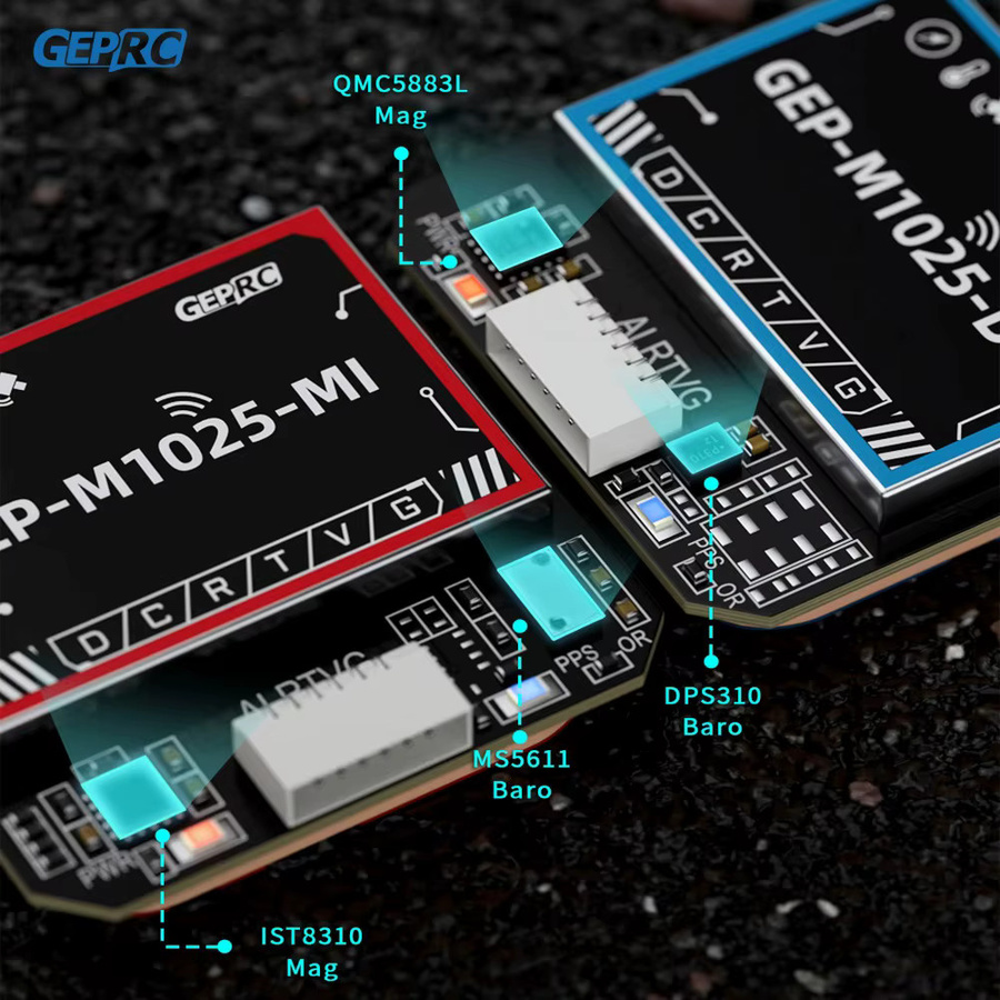 GEPRC GEP M1025 M10 GPS-Modul in Schwarz für FPV-Renndrohnen, Quadcopter und RC-Modelle - Bild 2
