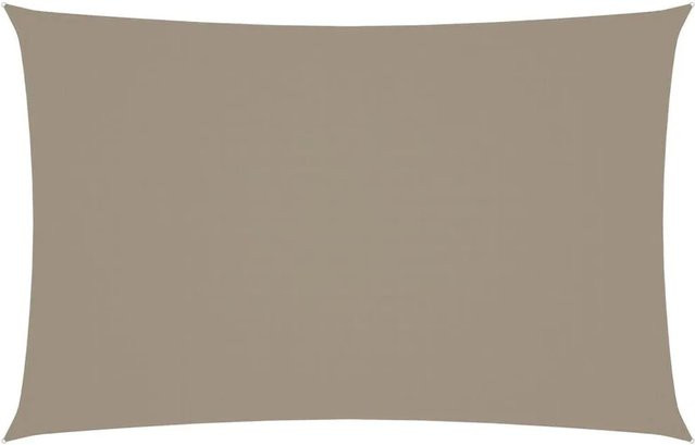 Furnicato Sonnensegel aus PU-beschichtetem Oxford-Gewebe rechteckig in Taupe, Breite: 25 m, Tiefe: 5 m - Bild 1