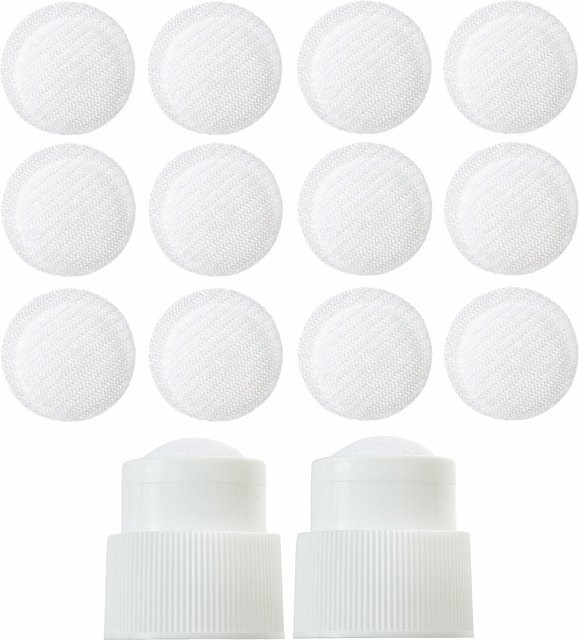 Rico Design Ersatzkappen und Schwamm für Squeeze Acrylic Marker in Weiß - Bild 1