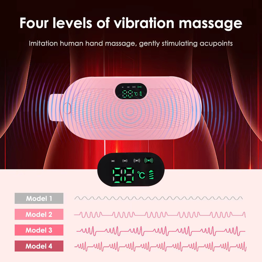 Hailicare Massagegürtel mit Heizfunktion, pink - Bild 4