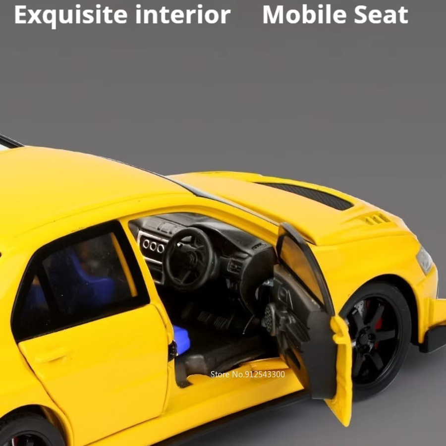 RMZ city Lancer EVO IX Rennwagen-Modell, 1:32 Maßstab, mit Licht und Sound - Bild 3