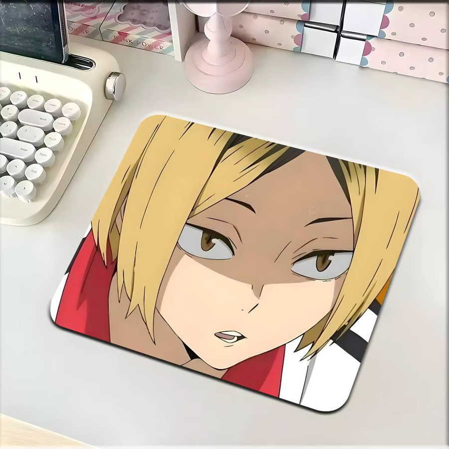 Moetch Mauspad Kenma Kozume Cartoon Design in Multicolour, rutschfeste Schreibtischunterlage für Tastatur und Laptop - Bild 4