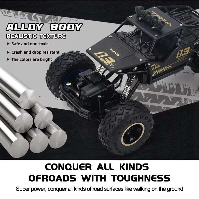 ZWN 4WD RC Auto Buggy, mit LED-Leuchten, 2,4G Funkfernbedienung - Bild 2