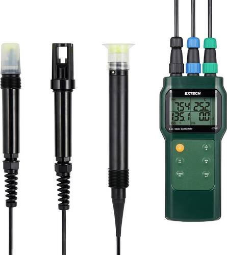 Extech Wasserqualitätsmessgerät zur Messung von pH-Wert, Salinität, Salzgehalt, Leitfähigkeit, TDS und Sauerstoff in Multicolour - Bild 1