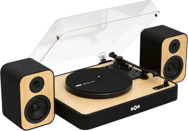 House of Marley Revolution BT Bluetooth Plattenspieler mit integrierten Lautsprechern in Multicolour - Bild 1