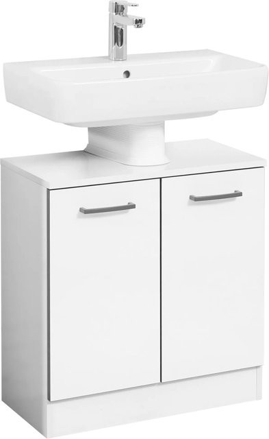 Pelipal Waschbeckenunterschrank Schwerin Weiß glänzend Breite: 60 cm - Bild 1