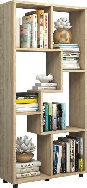 VCM Standregal Blina Sonoma-Eiche braun B/T/H: 20 x 60 x 119 cm - Bild 1