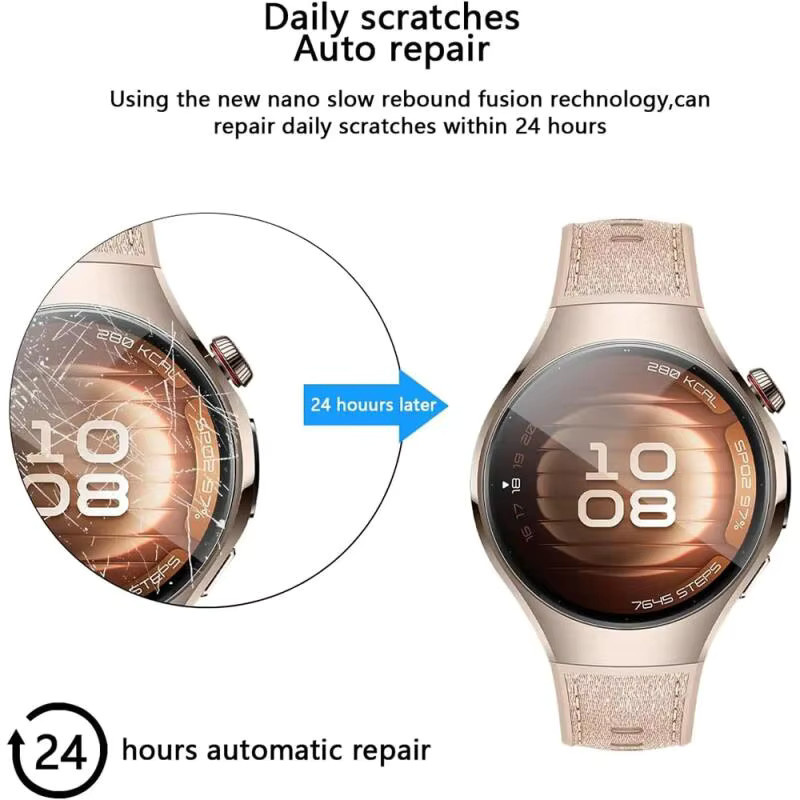 Hydrogel Schutzfolie für Huawei Smartwatch GT5/GT5 Pro und Huawei Watch 5, transparent, Anti-Scratch - Bild 3
