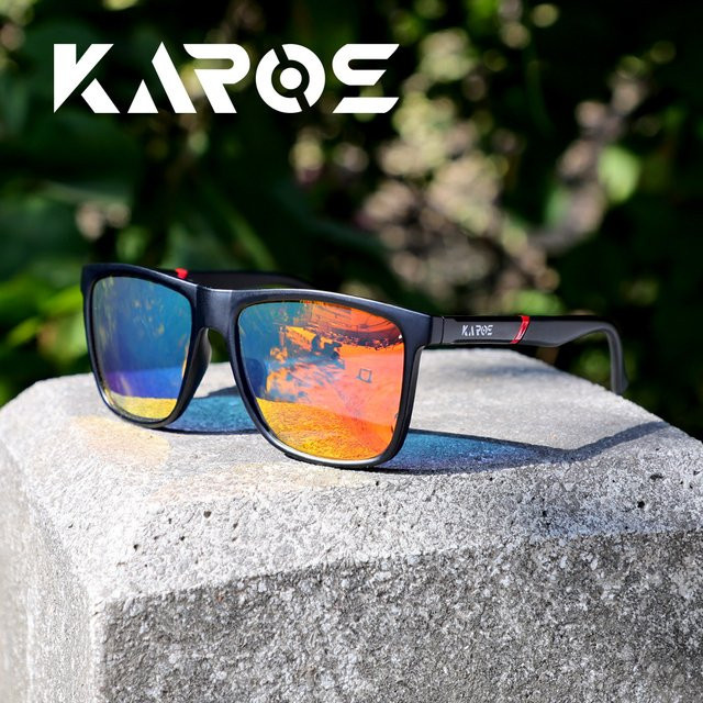 Karos Fashion Sonnenbrille, Unisex, Vollrand, Schwarz, Kunststoff, polarisiert - Bild 1