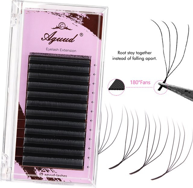 AGUUD Wimpernverlängerung Faux-Nerz, YY Wimpern, Black, Unisex - Bild 1