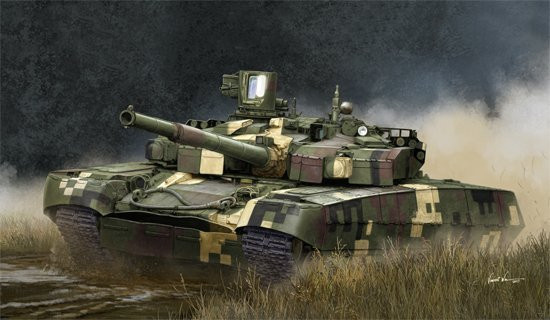 Trumpeter Ukrainian T-84BM Oplot MBT, Fahrzeuge, Grün - Bild 1