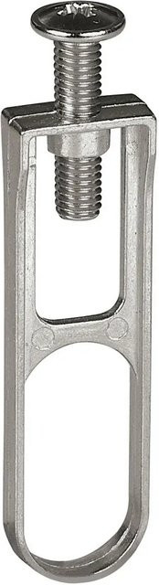 Hettich Mittellager starr 15/30 mm vernickelt in Silber - Bild 1