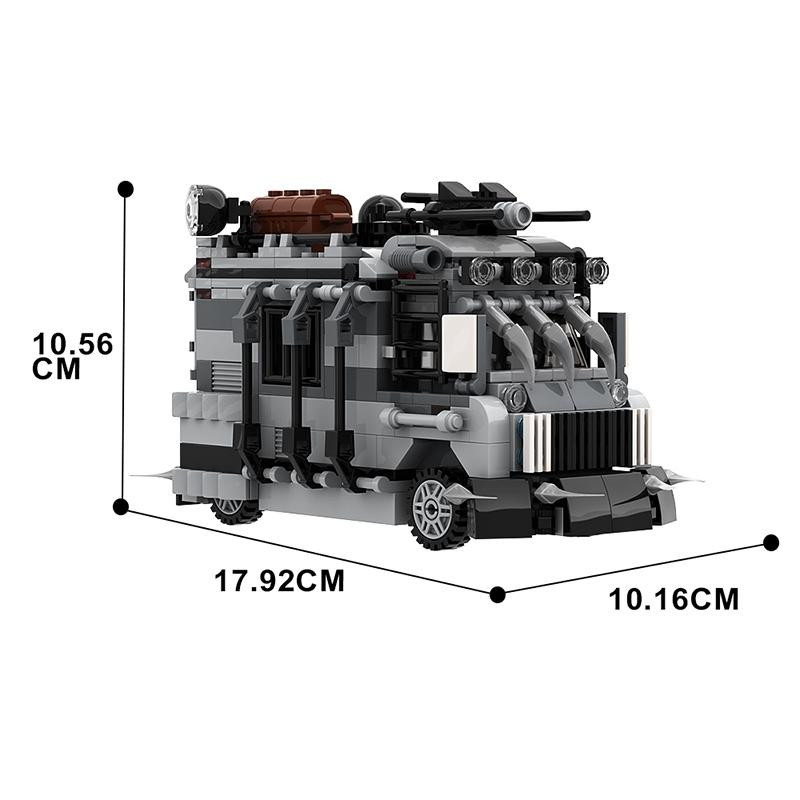 Gobricks Anti-Zombie-Van MOC Bausteine Set ab 14 Jahren - Bild 4