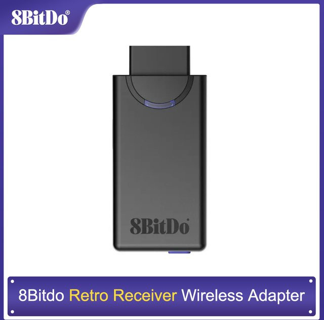 8BitDo Retro Bluetooth Funkadapter für Mega Drive und Sega Genesis in Schwarz - Bild 1