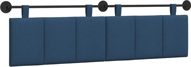 vidaXL Wandmontierte Hängematte in Blau mit Streifenmuster, B/H/T: 190 x 55 x 5 cm - Bild 1