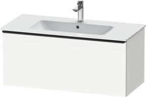 Duravit Waschtischunterschrank D-Neo, wandhängend, Weiß Matt, B: 101 cm, H: 44 cm, T: 46,2 cm - Bild 1