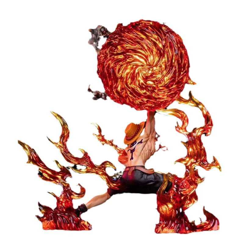 Bandai One Piece Portgas D Ace Feuerfaust Kaiser Actionfigur, Premium PVC Anime-Statue - Bild 3