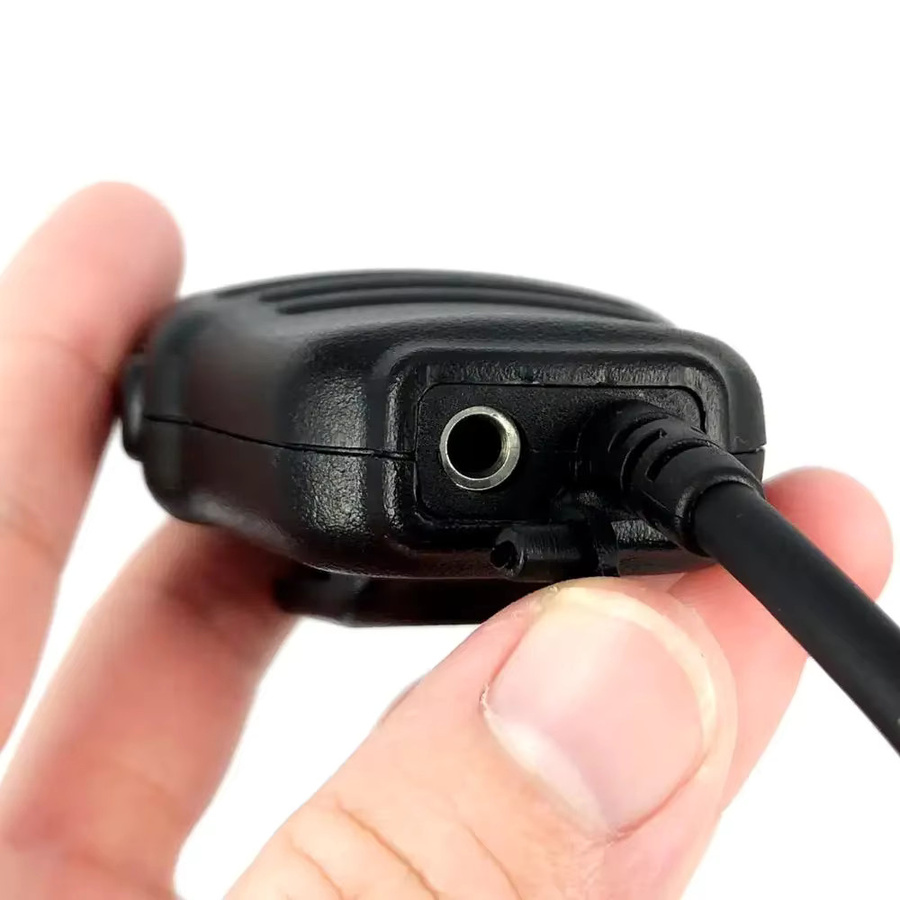 Handheld Lautsprecher Mikrofon für Yaesu Vertex VX-6R VX-7R FT-270 FT-270R VX-127 VX-170 Walkie Talkie in Schwarz - Bild 4