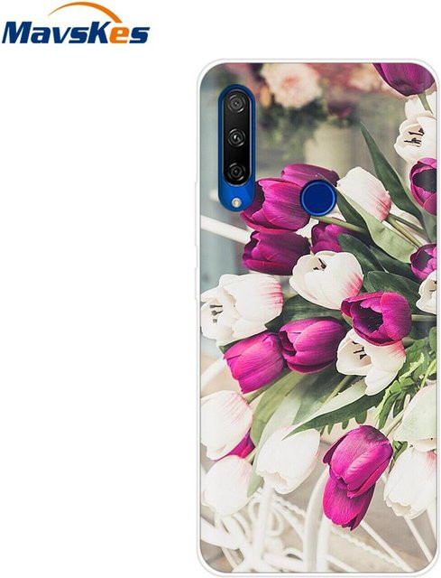 Bemalte Silikonhülle für Alcatel 1S (2020) in Multicolour aus weichem TPU-Material - Bild 1