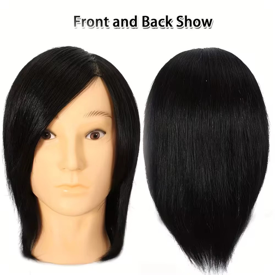 Simnient Friseur-Männchenpuppe mit Echthaar, 12 Zoll, Unisex - Bild 2