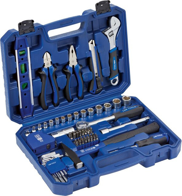 LUX-TOOLS Werkzeugkoffer 69-teilig in Blau - Bild 1