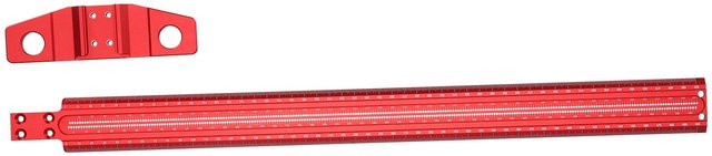 Winkelmaß Lineal aus Aluminiumlegierung mit abnehmbarem Holzbearbeitungsschreiber in Rot, TOMTOP JMS, Länge: 60 cm - Bild 1