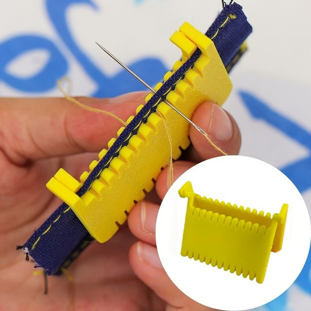 DUTRIEUX 3D-gedruckter Nähclip in Gelb für DIY-Projekte und Anfänger - Bild 1