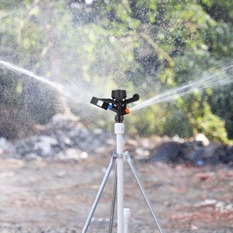 LEENKEA 360-Grad-Drehbarer Sprinkler mit einstellbarer Wassersprühdüse für die kreisförmige Gartenbewässerung - Bild 4