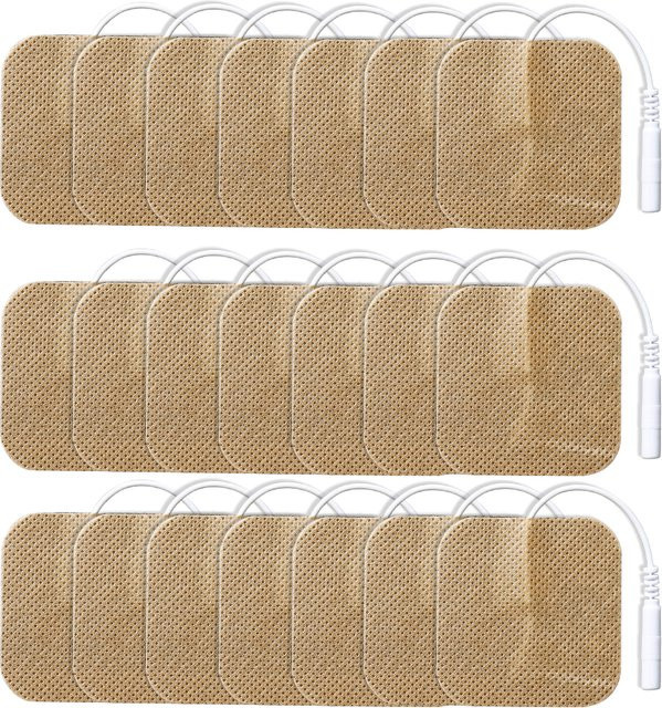 Raiuleko Pulseelektrodenpads, leitfähiges Gel, Unisex, 50/100 Stück - Bild 1