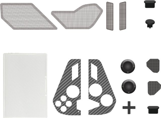 BAJEAL Staubfilter-Set und Anti-Kratz-Aufkleber für Xbox Ally-X in Schwarz - Bild 1