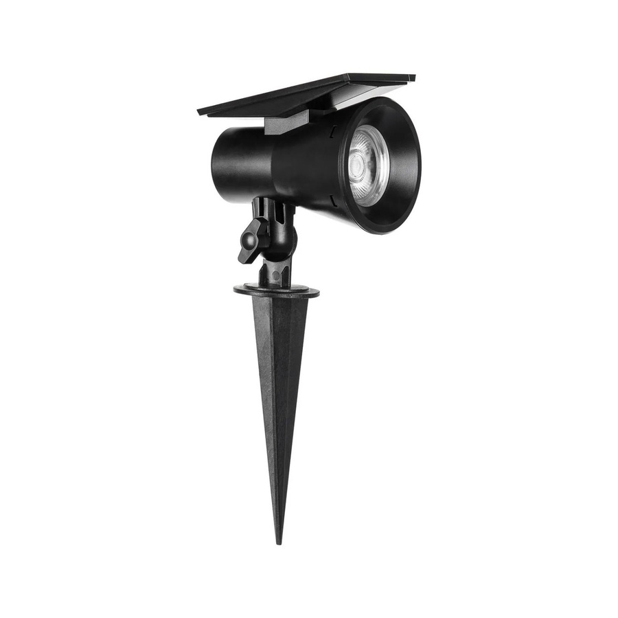 PRIOS LED Solarleuchte Jostiras 9934143 Modern Schwarz 1-flammig mit Erdspieß und Dämmerungssensor - Bild 2