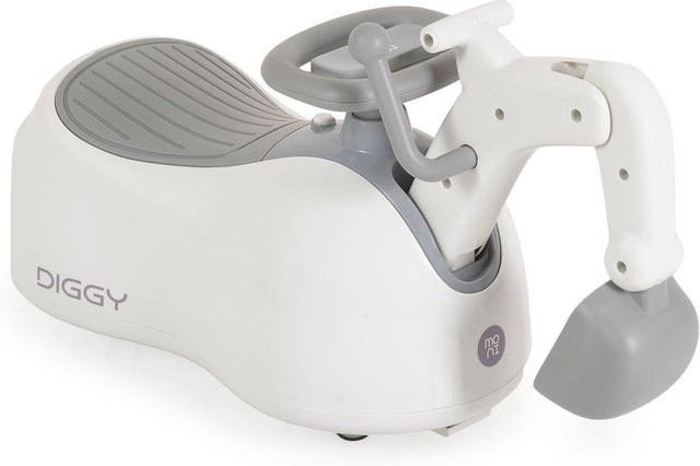 Moni Diggy Bagger 4 in 1 Rutscher Schaukelspielzeug mit Licht und Musik weiß - Bild 1