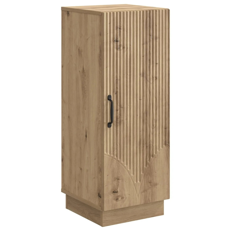 vidaXL Sideboard Artisan-Eiche in Braun aus Holzwerkstoff, B/T/H: 33 x 34,5 x 87 cm - Bild 2