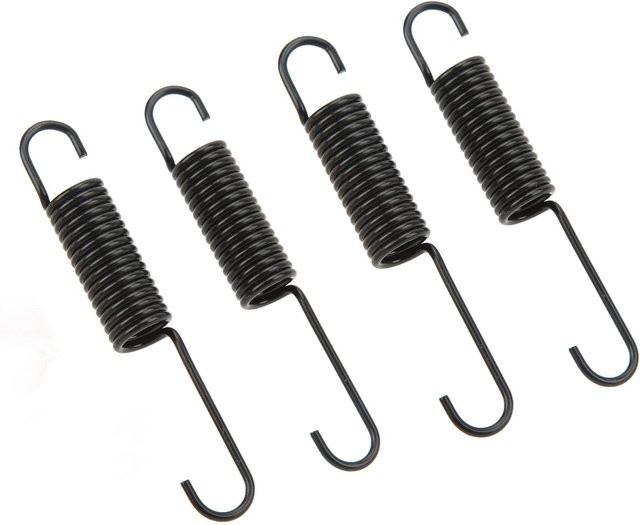 4er-Set Halterungsfedern aus Aluminium in Schwarz als Ersatz für Massimo MB200 von Fishine - Bild 1