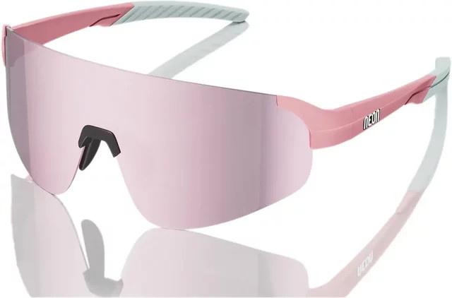 Neon Superfly Sonnenbrille, randlos, pink transparent, Unisex - Bild 1
