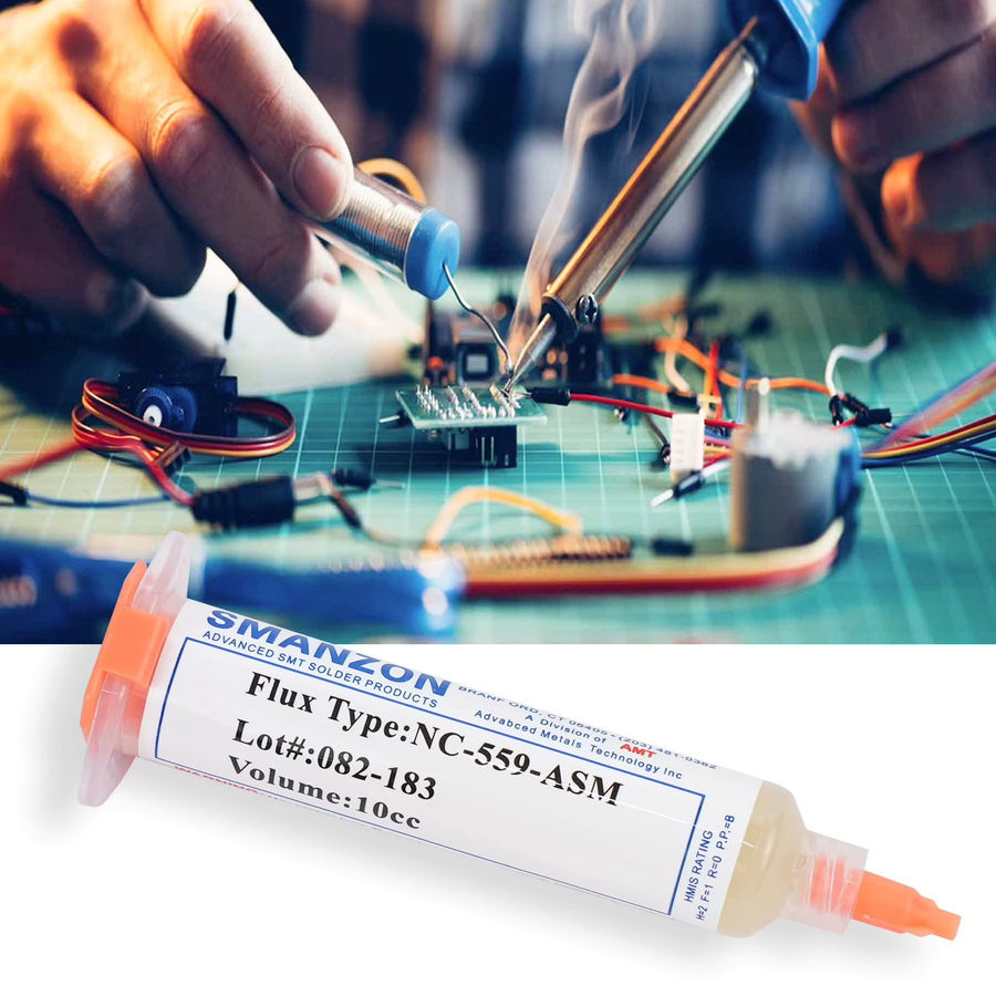 Smanzon NC-559-ASM No-Clean Advanced Oil Flux für BGA PCB Reparaturen, 10 ml - Bild 2