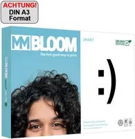MM BLOOM Kopierpapier Smart A3, weiß, 80 g/m², 500 Blatt, matt, Universalpapier, PEFC-zertifiziert - Bild 1