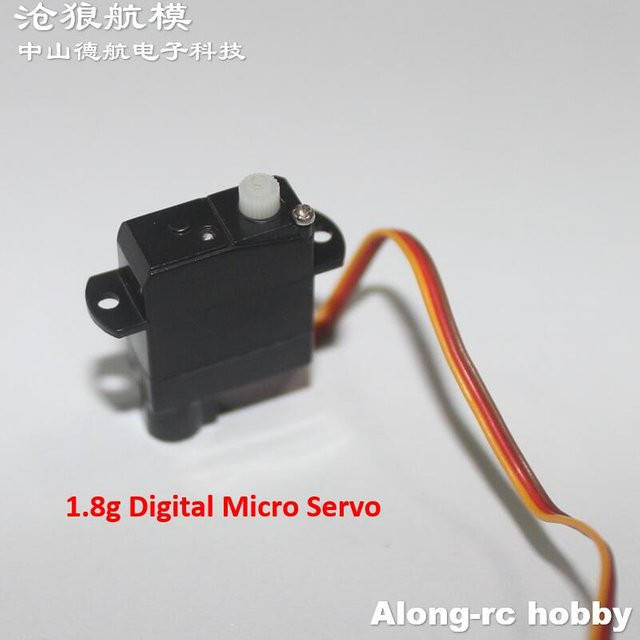 CLS00805 Digital Micro Servo, Kernloser Motor, Kunststoff, 2-teiliges Set - Bild 1
