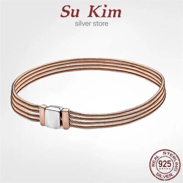 YIRAN Jewelry Armband, 925 Silber, Damen, 18cm - Bild 1