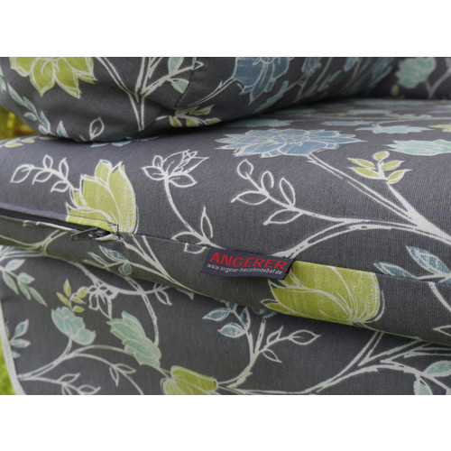 Hollywoodschaukelauflage Trend von ANGERER FREIZEITMÖBEL in Grau mit Blumenmuster, B: 180 cm, L: 54 cm - Bild 2
