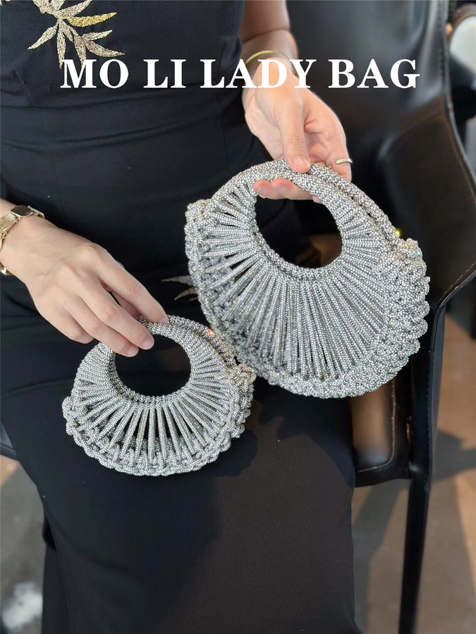 Clutch Geldbörse Damen, kreisförmig - Bild 3