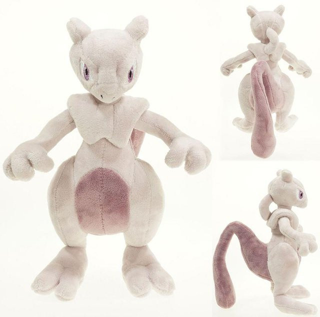 Pokemon Mega Mewtu Plüschfigur Stoffpuppe - Bild 1
