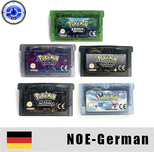 Bandai GBA Spielkassette Pokemon Rom Hack in Violett - Bild 1
