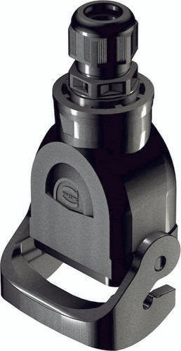 Harting Kupplungsgehäuse aus Kunststoff in Schwarz, Baugröße 19431060756 - Bild 1