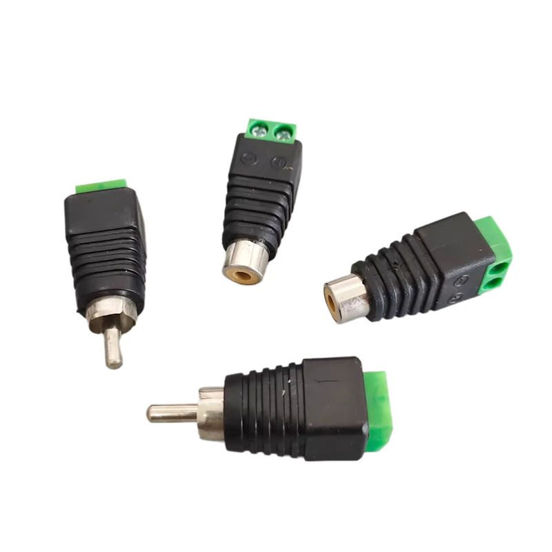 ZSDZFYLLK DC 12V Adapter Set mit männlichen und weiblichen Steckern 5,5x2,1mm und 5,5x2,5mm für LED und CCTV Kamera in Schwarz und Grün - Bild 2
