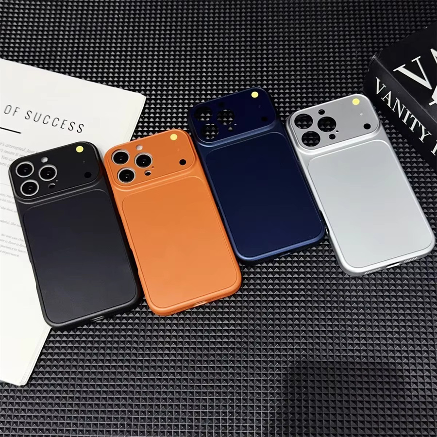 Stoßfeste Acryl Handyhülle mit Glaslinsenschutz für Apple iPhone 17 Air 16 Plus 15 14 13 12 11 Pro Max in Matt Silver - Bild 5