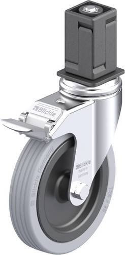 Blickle Apparate-Lenkrolle LKRA-VPA 125G-11-FI-EV18 in Schwarz-Grau mit 125 mm Rad-Durchmesser und 100 kg Tragfähigkeit - Bild 1